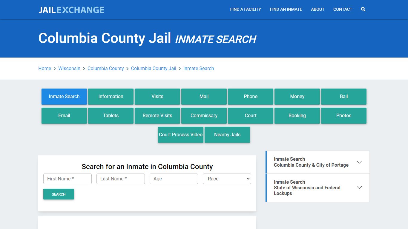 Columbia County Jail, WI Inmate Search: Roster & Mugshots